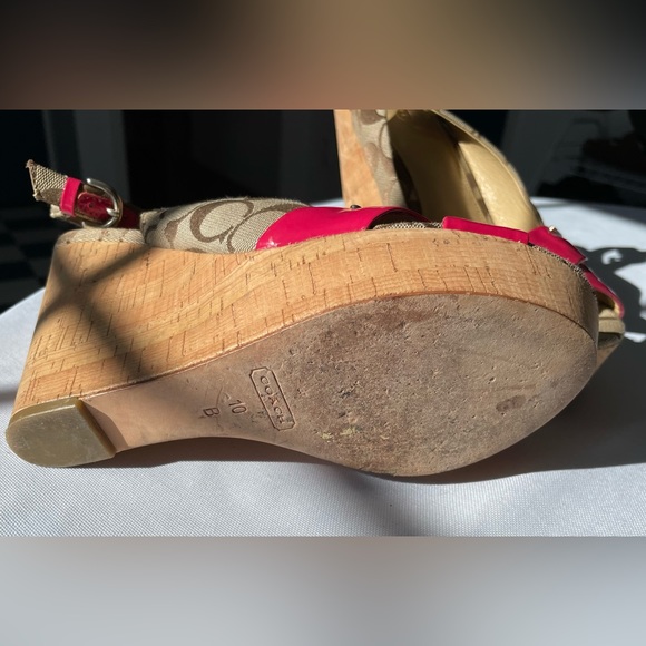 Coach wedge sandals - Picture 3 of 4